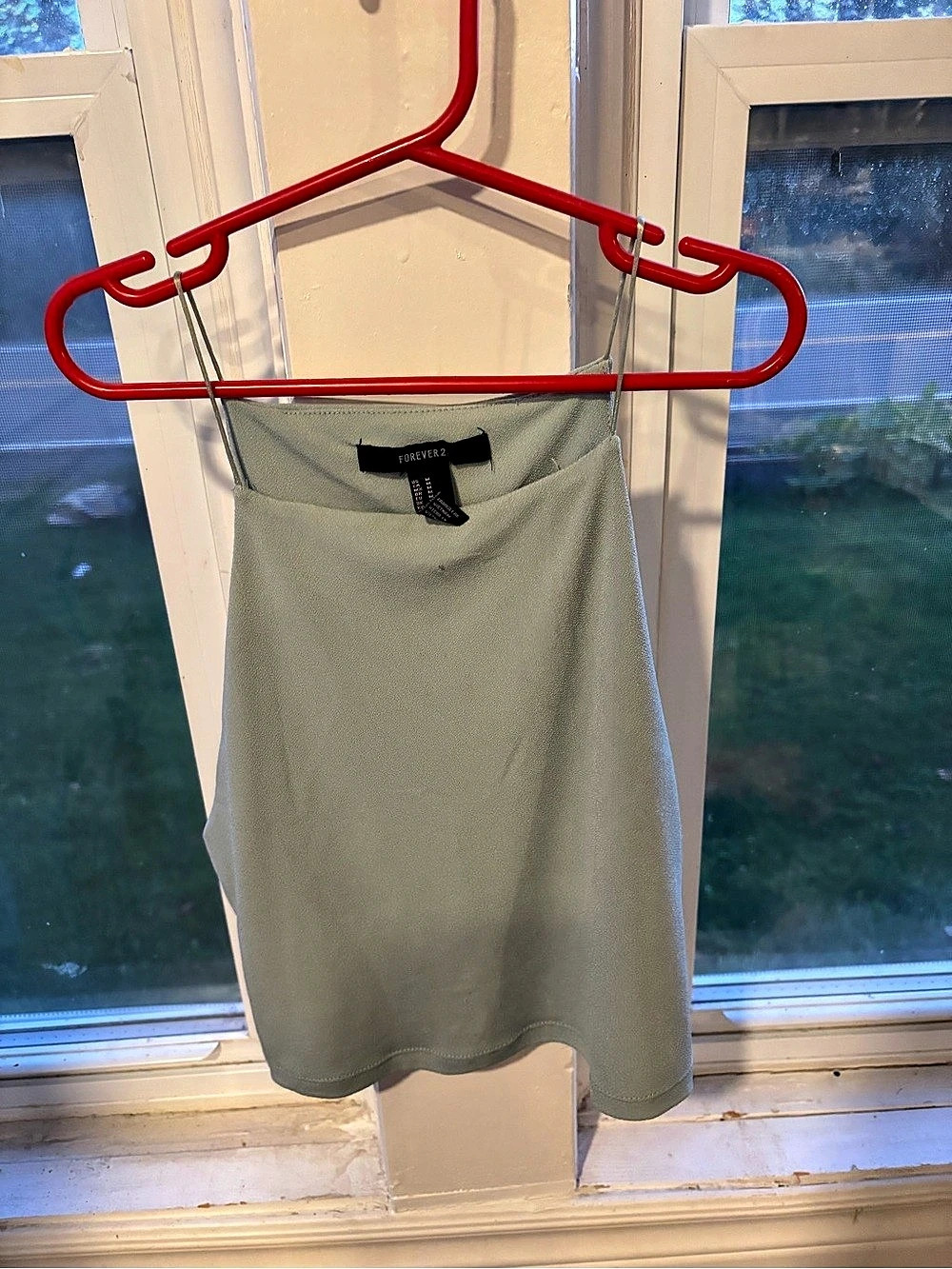 Forever 21 Mini Skirt in Green Size Medium Like New